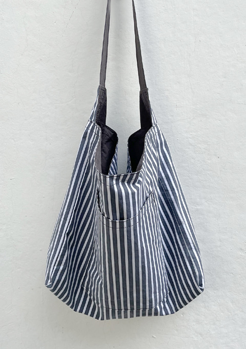 Reversible Bag - Stripe GRAY