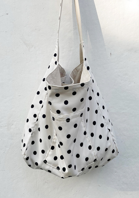 Reversible Bag - Polka dot CREAM